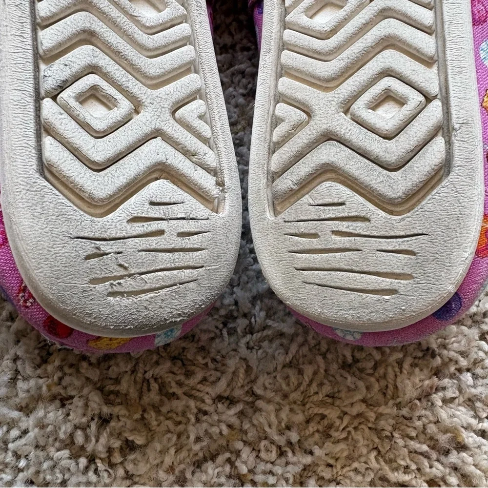 TOMS X CANDY LAND Pink Slip On Shoes Flats Alpargata Women's Size 8.5